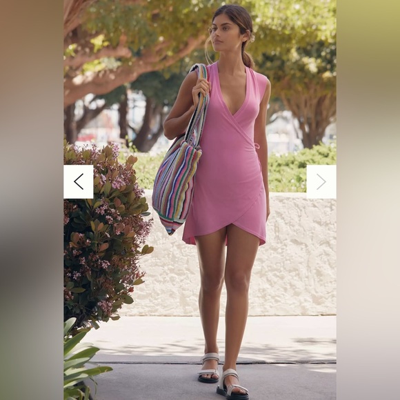 Daily Practice By Anthropologie Montauk V-Neck Dress - Picture 4 of 6